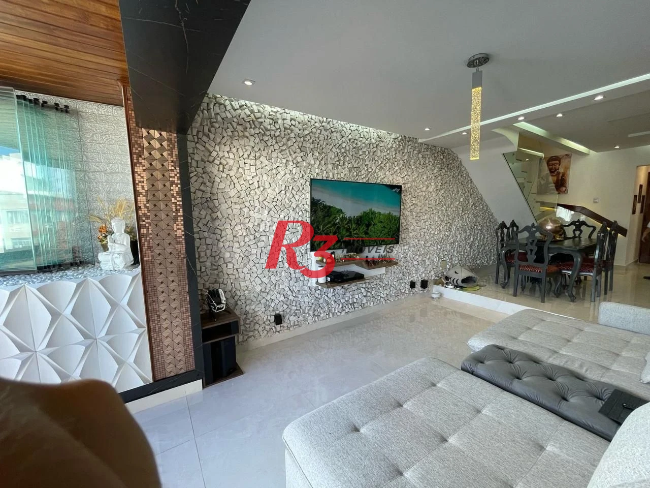 Cobertura com 4 dormitórios à venda, 187 m² por R$ 1.900.000,00 - Aparecida - Santos/SP