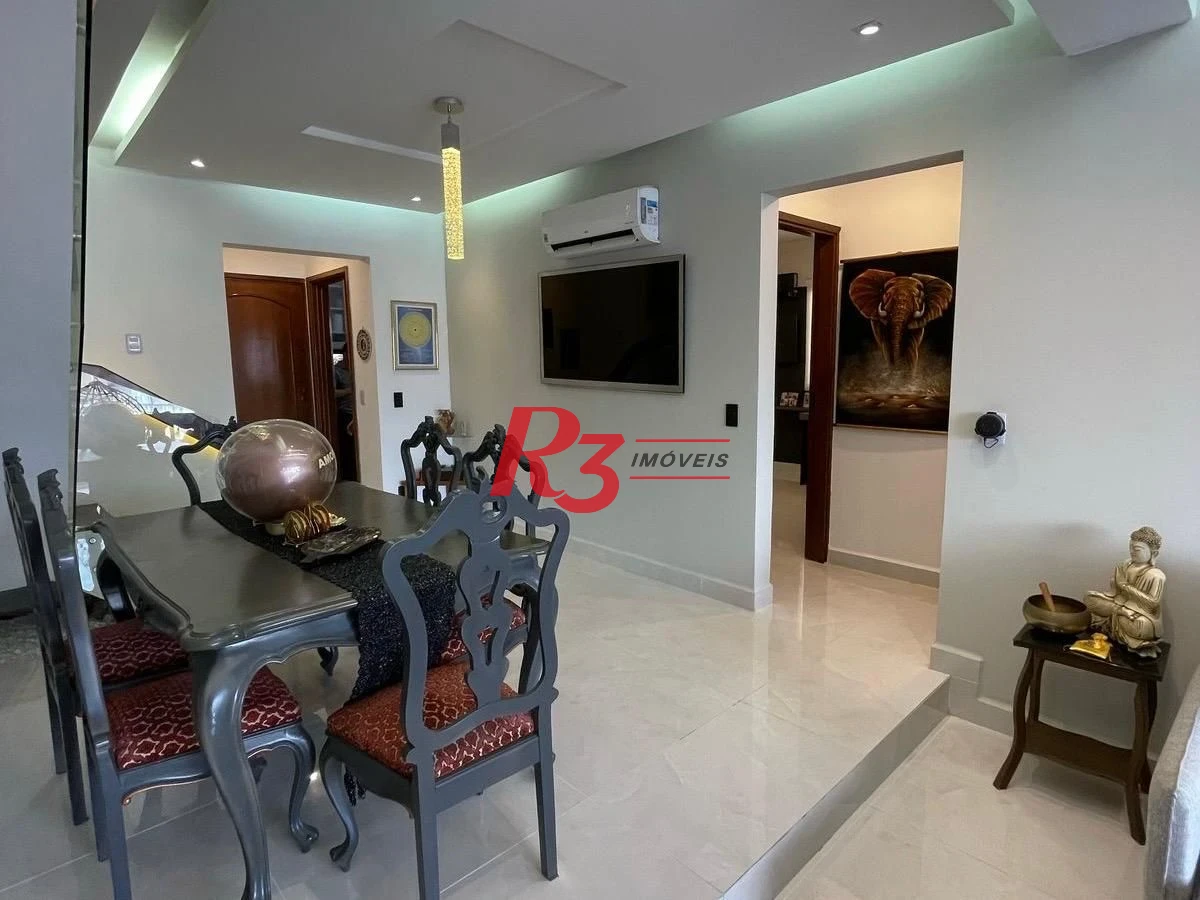 Cobertura com 4 dormitórios à venda, 187 m² por R$ 1.900.000,00 - Aparecida - Santos/SP