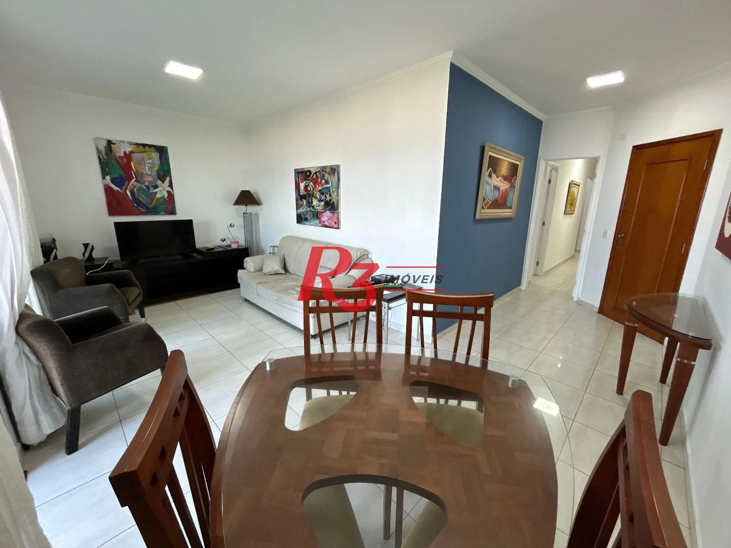 Apartamento com 3 dormitórios à venda, 108 m² por R$ 1.915.000,00 - Pompéia - Santos/SP