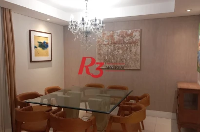 Apartamento com 3 dormitórios para alugar, 132 m² por R$ 9.500,00/mês - Ponta da Praia - Santos/SP