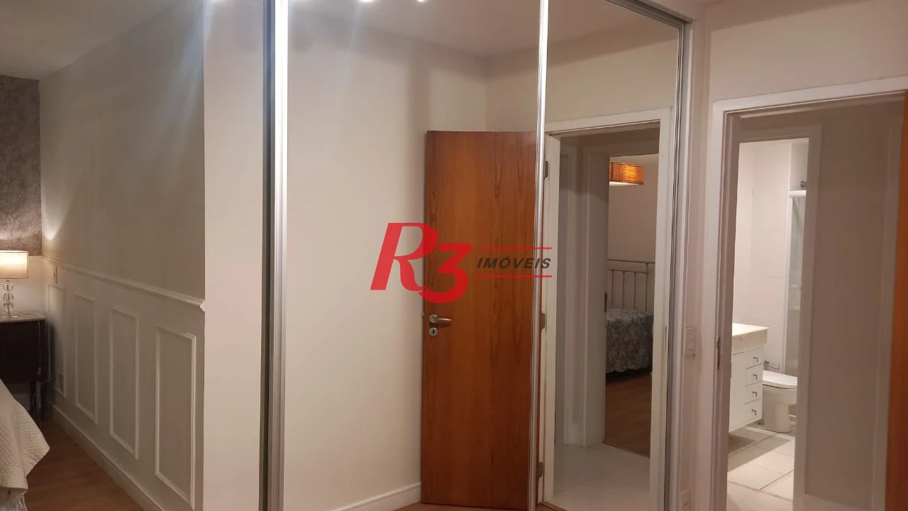 Apartamento com 3 dormitórios para alugar, 132 m² por R$ 9.500,00/mês - Ponta da Praia - Santos/SP