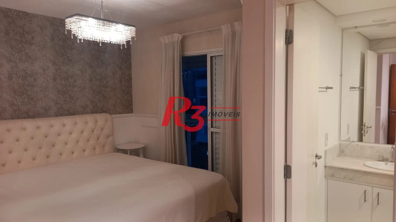 Apartamento com 3 dormitórios para alugar, 132 m² por R$ 9.500,00/mês - Ponta da Praia - Santos/SP