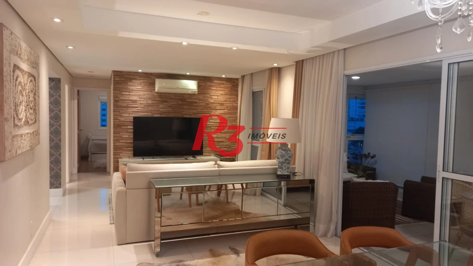 Apartamento com 3 dormitórios para alugar, 132 m² por R$ 9.500,00/mês - Ponta da Praia - Santos/SP