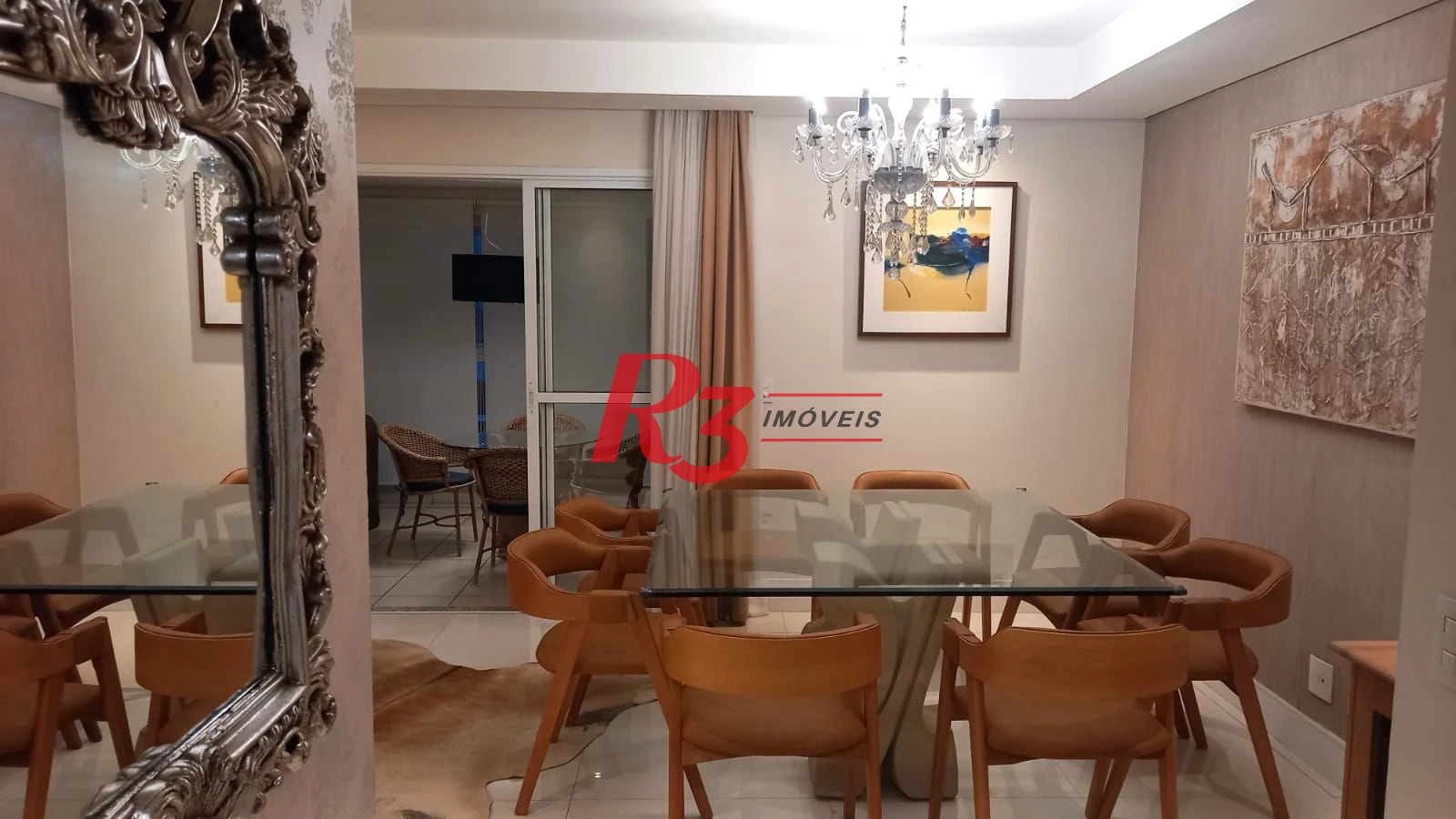 Apartamento com 3 dormitórios para alugar, 132 m² por R$ 9.500,00/mês - Ponta da Praia - Santos/SP