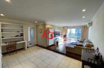 Apartamento com 3 dormitórios à venda, 179 m² por R$ 700.000,00 - Campo Grande - Santos/SP