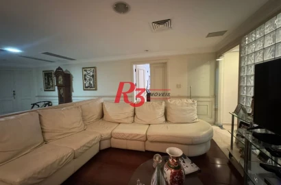 Cobertura com 4 dormitórios para alugar, 746 m² por R$ 20.000,00/mês - Gonzaga - Santos/SP