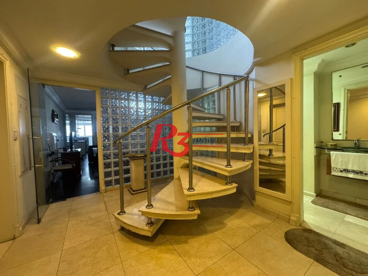 Cobertura com 4 dormitórios para alugar, 746 m² por R$ 20.000,00/mês - Gonzaga - Santos/SP