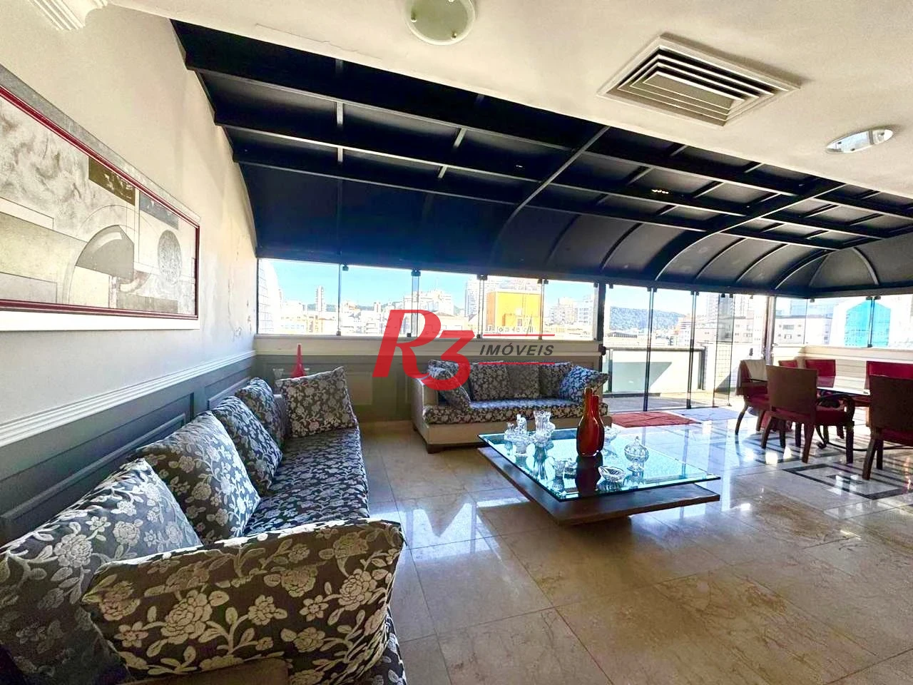 Cobertura com piscina e 4 dormitórios para alugar, 746 m² por R$ 20.000/mês - Gonzaga - Santos/SP