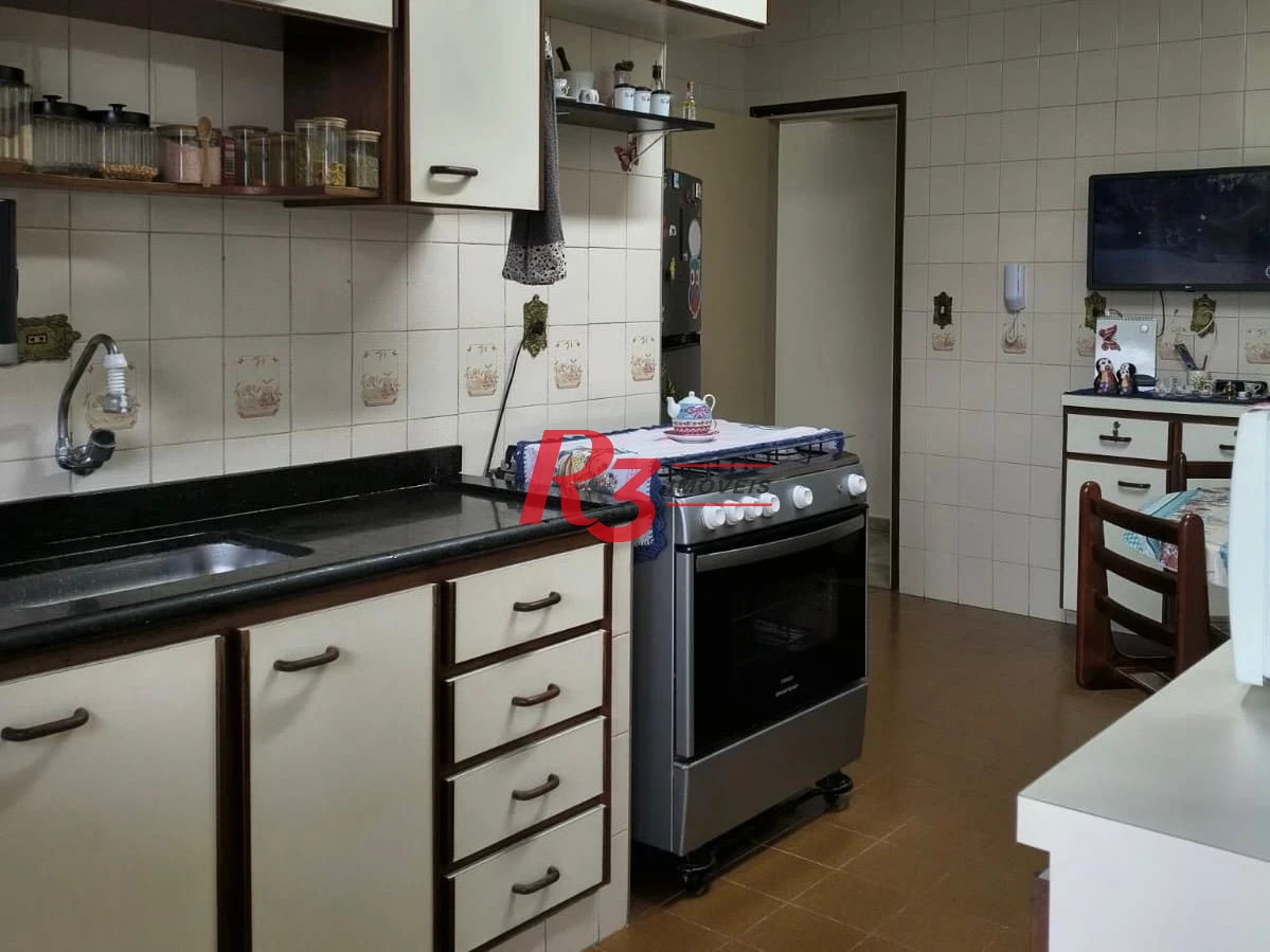 Apartamento com 3 dormitórios à venda, 120 m² por R$ 686.000,00 - Campo Grande - Santos/SP