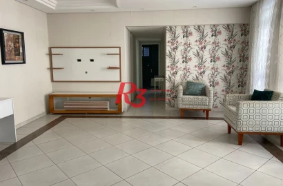 Apartamento com 3 dormitórios à venda, 152 m² por R$ 850.000,00 - Embaré - Santos/SP