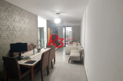 Apartamento com 2 dormitórios à venda, 77 m² por R$ 580.000,00 - Canto do Forte - Praia Grande/SP