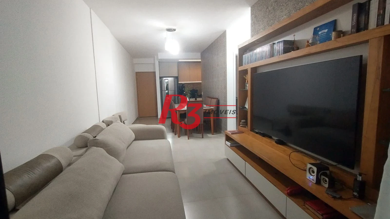 Apartamento com 2 dormitórios à venda, 77 m² por R$ 580.000,00 - Canto do Forte - Praia Grande/SP