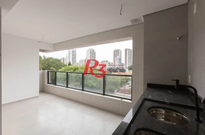 Apartamento com 1 dormitório à venda, 39 m² por R$ 430.000,00 - José Menino - Santos/SP