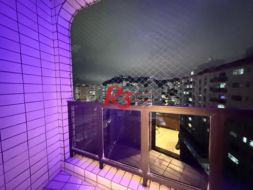 Apartamento com 3 dormitórios à venda, 120 m² por R$ 800.000,00 - Campo Grande - Santos/SP