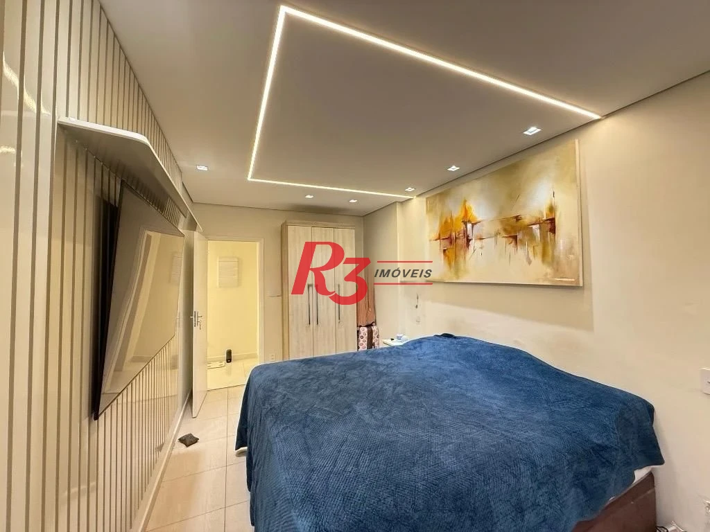 Apartamento com 3 dormitórios à venda, 120 m² por R$ 800.000,00 - Campo Grande - Santos/SP
