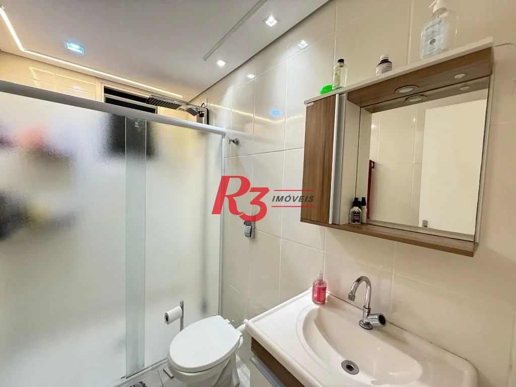 Apartamento com 3 dormitórios à venda, 120 m² por R$ 800.000,00 - Campo Grande - Santos/SP