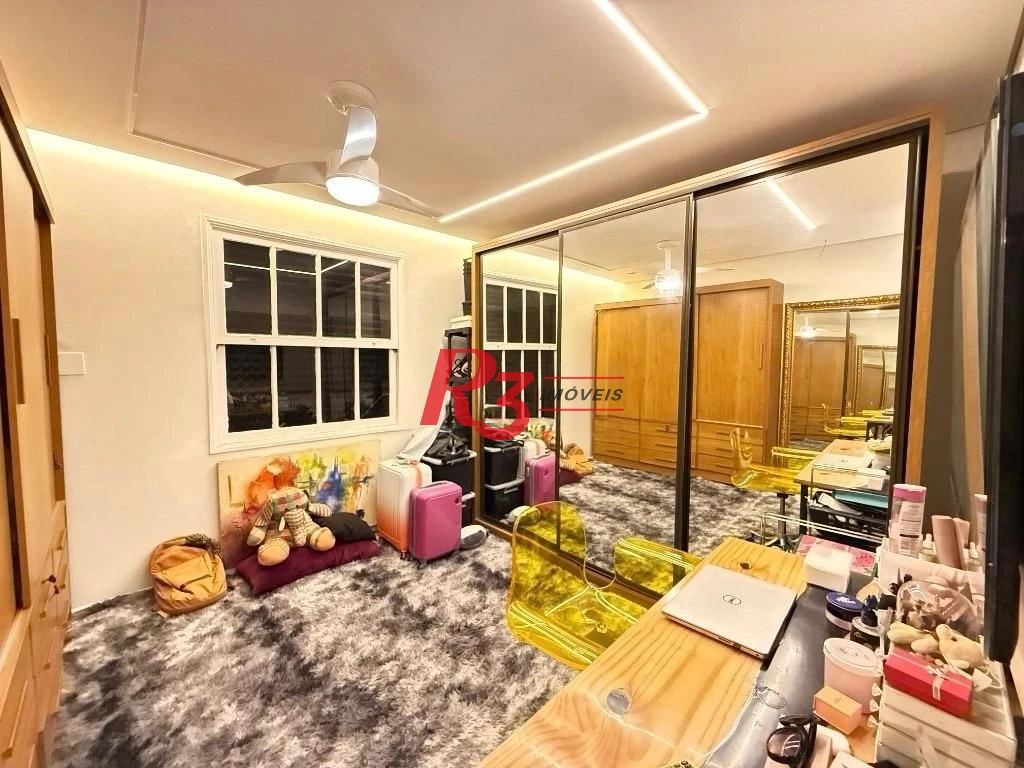 Apartamento com 3 dormitórios à venda, 120 m² por R$ 800.000,00 - Campo Grande - Santos/SP