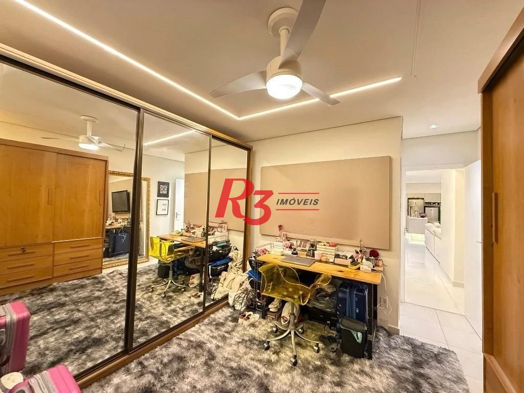 Apartamento com 3 dormitórios à venda, 120 m² por R$ 800.000,00 - Campo Grande - Santos/SP