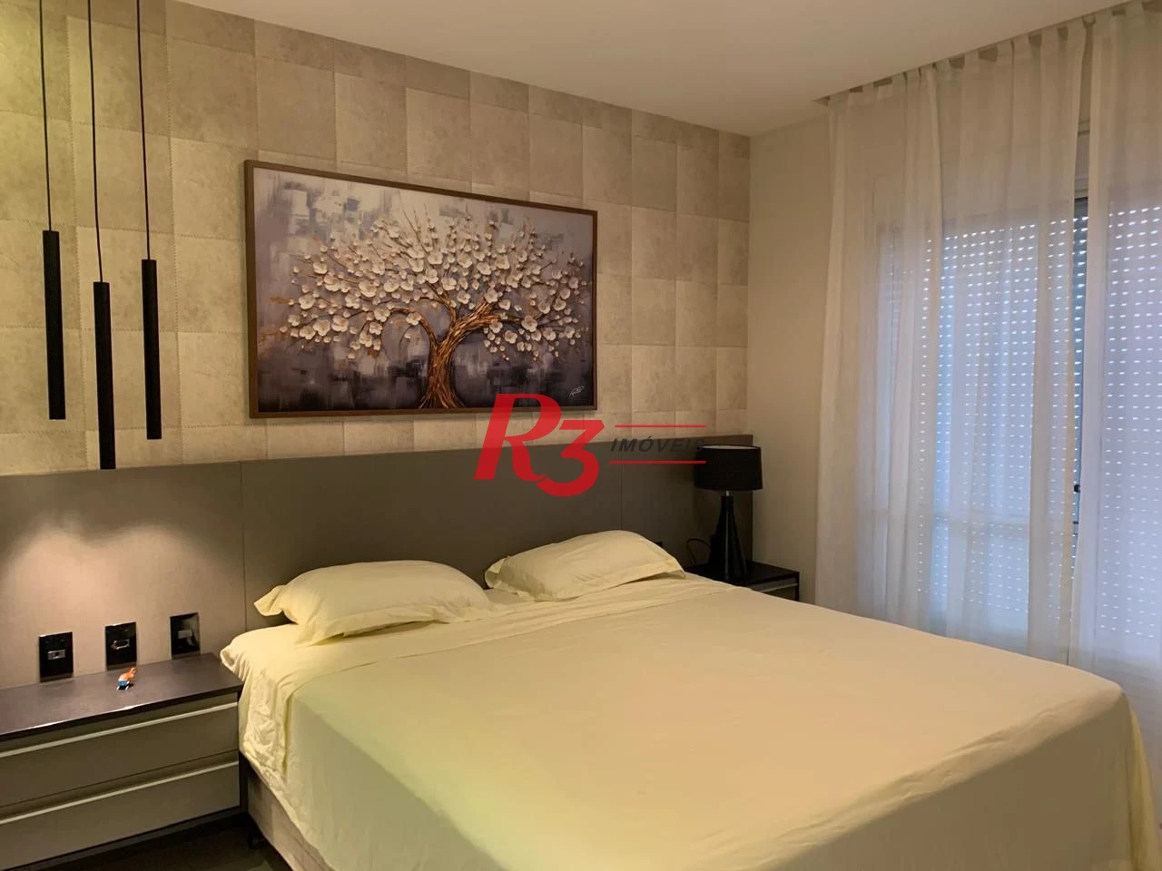 Apartamento com 3 dormitórios para alugar, 180 m² por R$ 22.900,00/mês - Gonzaga - Santos/SP