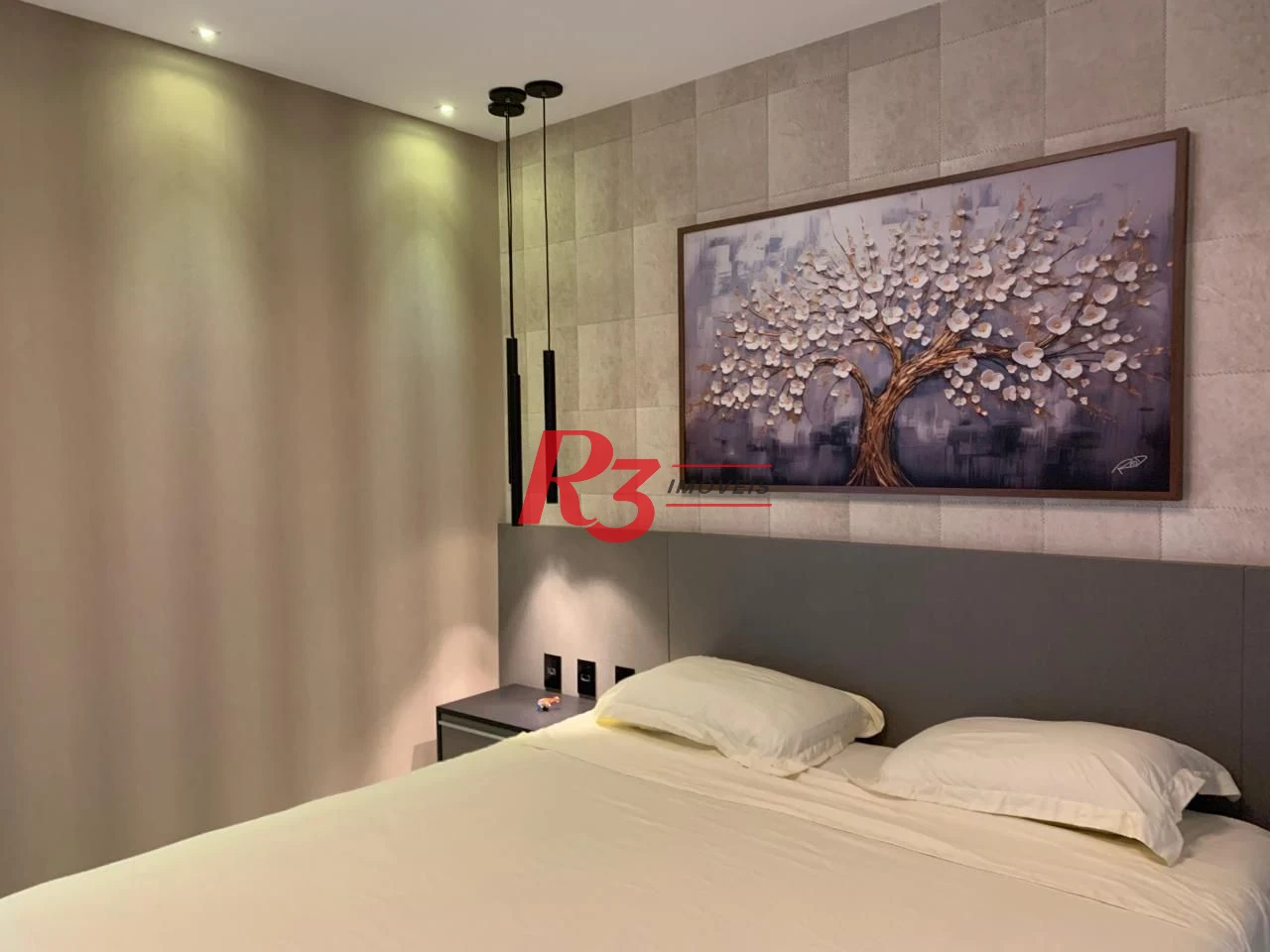 Apartamento com 3 dormitórios para alugar, 180 m² por R$ 22.900,00/mês - Gonzaga - Santos/SP