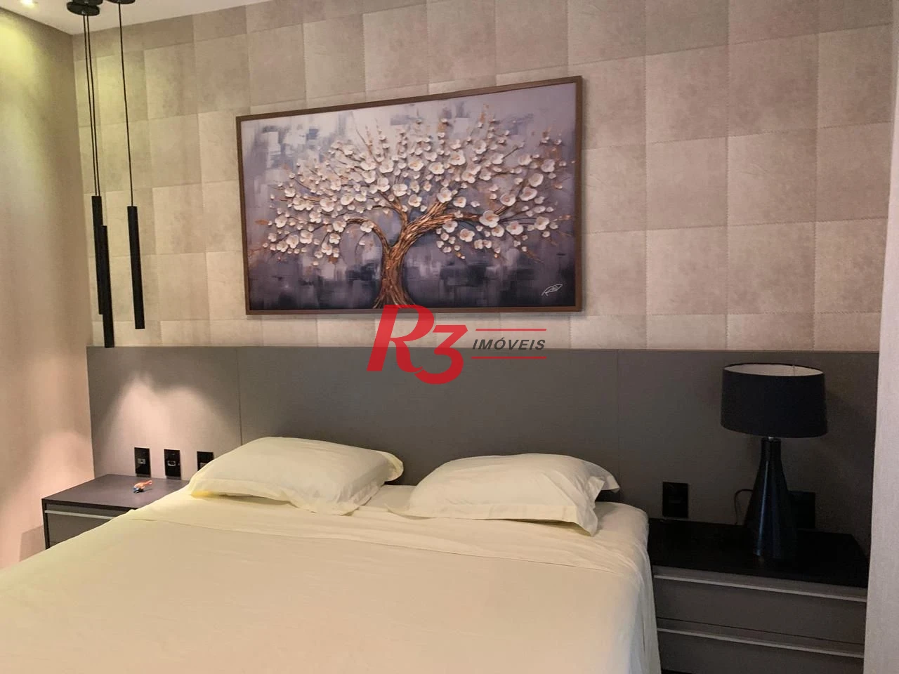 Apartamento com 3 dormitórios para alugar, 180 m² por R$ 22.900,00/mês - Gonzaga - Santos/SP