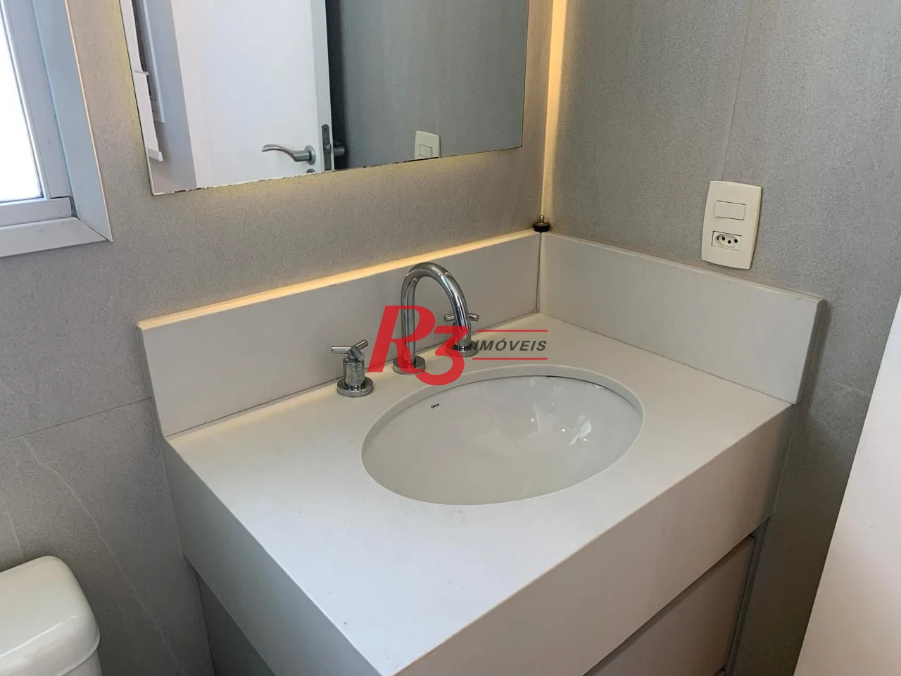 Apartamento com 3 dormitórios para alugar, 180 m² por R$ 22.900,00/mês - Gonzaga - Santos/SP