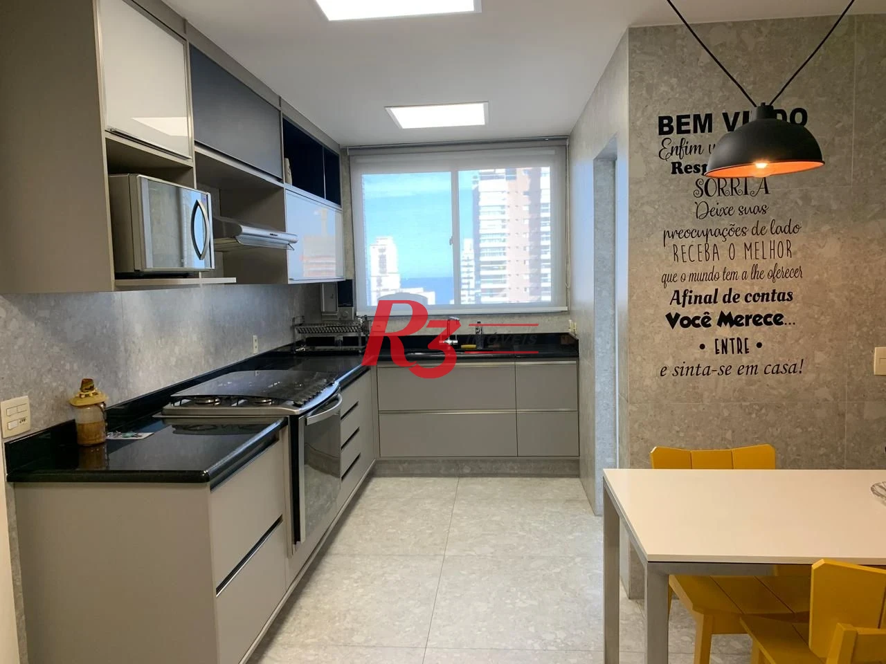 Apartamento com 3 dormitórios para alugar, 180 m² por R$ 22.900,00/mês - Gonzaga - Santos/SP