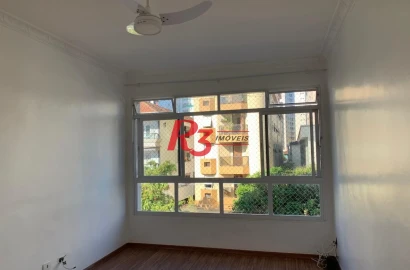 Apartamento com 3 dormitórios para alugar, 89 m² por R$ 3.900,02/mês - Boqueirão - Santos/SP