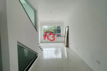 Casa com 3 dormitórios para alugar, 140 m² por R$ 4.600,00/mês - Marapé - Santos/SP