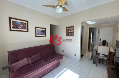 Apartamento com 1 dormitório à venda, 44 m² por R$ 315.000,00 - José Menino - Santos/SP