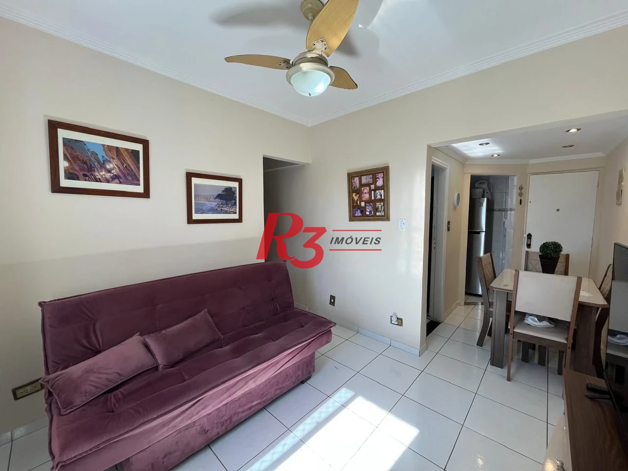 Apartamento com 1 dormitório à venda, 44 m² por R$ 315.000,00 - José Menino - Santos/SP