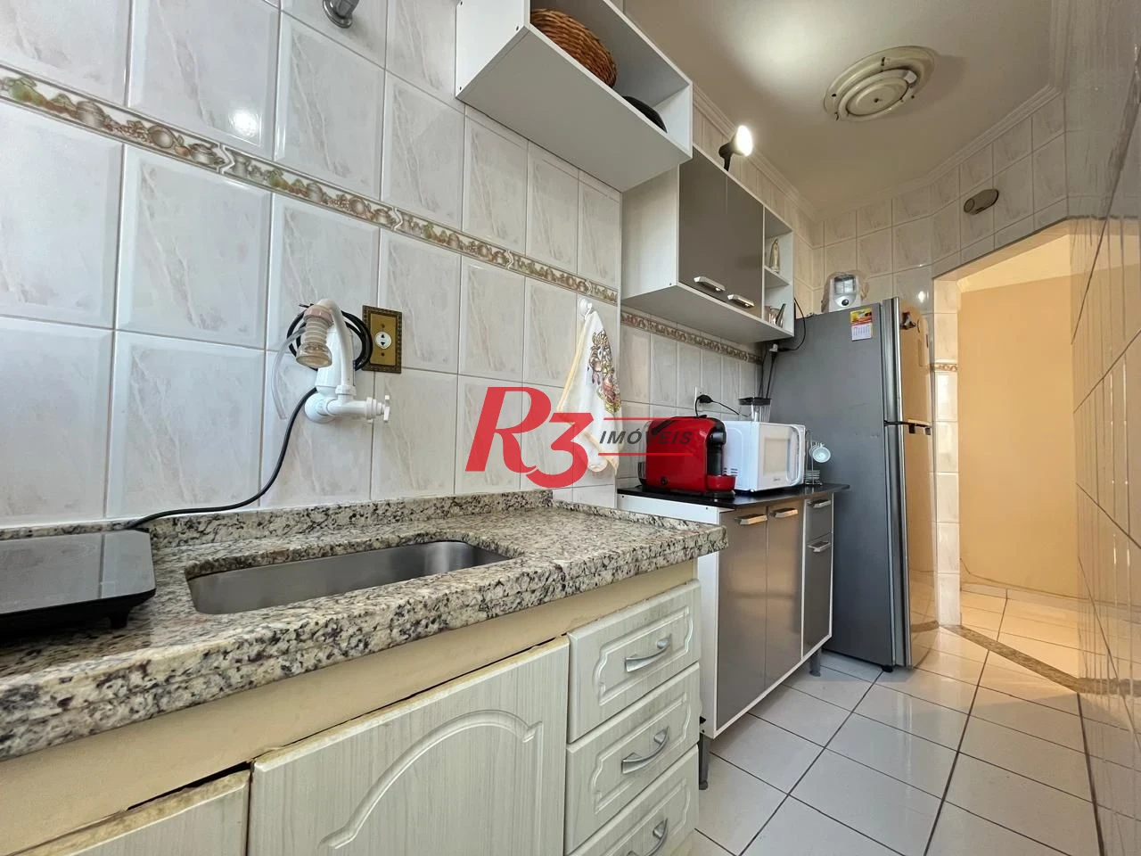 Apartamento com 1 dormitório à venda, 44 m² por R$ 315.000,00 - José Menino - Santos/SP