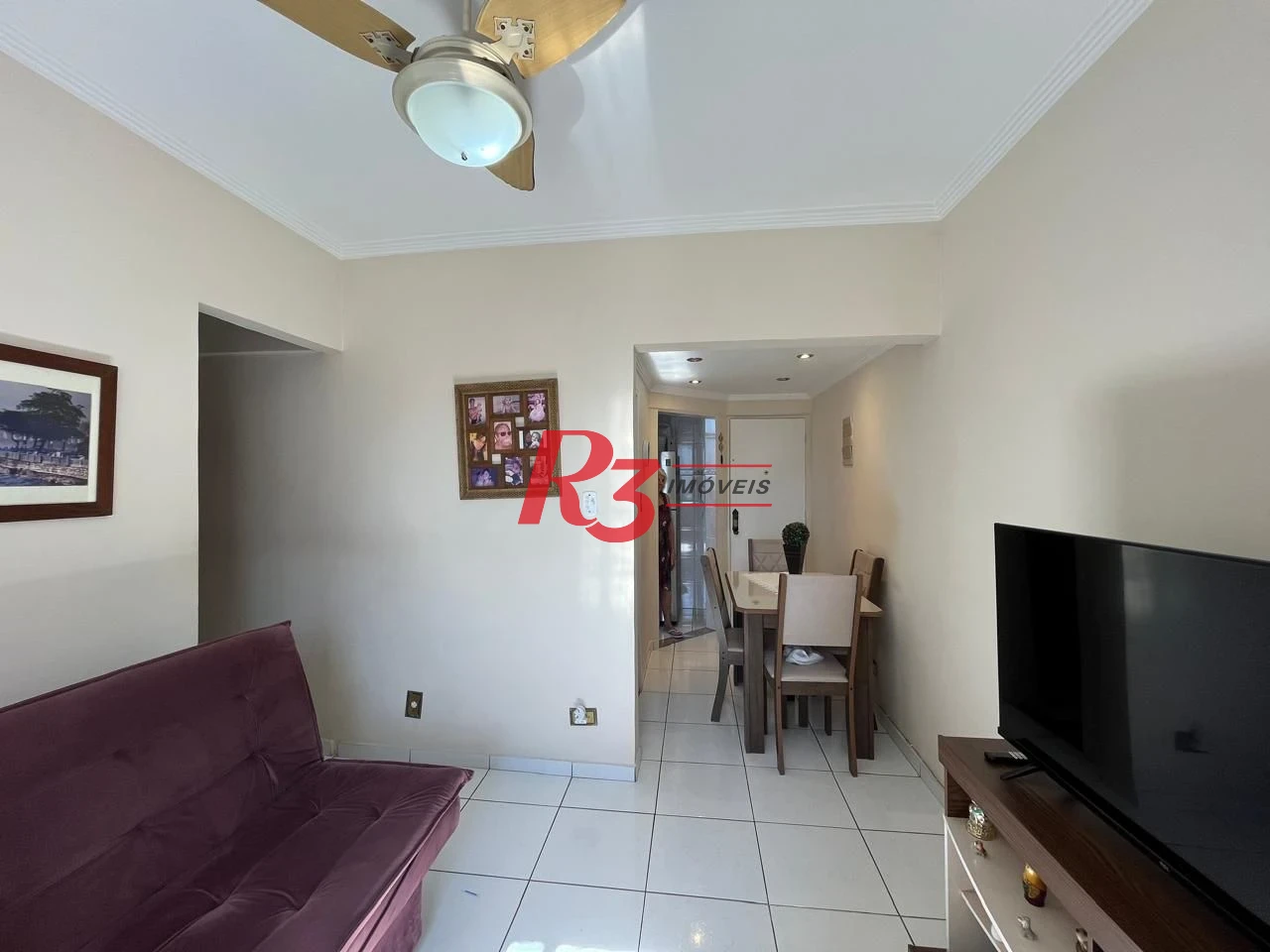 Apartamento com 1 dormitório à venda, 44 m² por R$ 315.000,00 - José Menino - Santos/SP