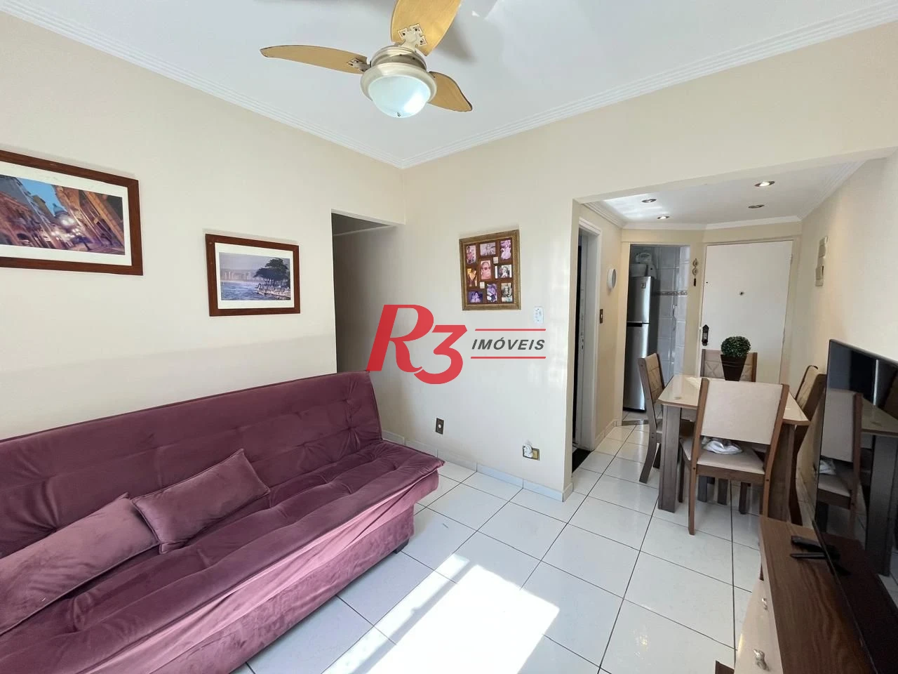 Apartamento com 1 dormitório à venda, 44 m² por R$ 315.000,00 - José Menino - Santos/SP