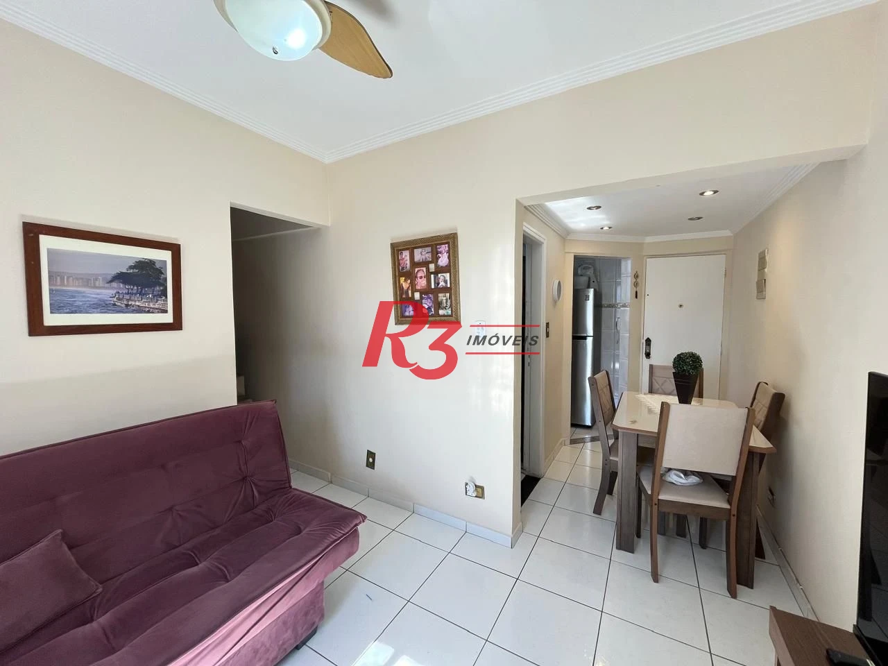 Apartamento com 1 dormitório à venda, 44 m² por R$ 315.000,00 - José Menino - Santos/SP
