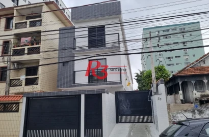 Village com 2 dormitórios à venda, 90 m² por R$ 655.000,00 - Campo Grande - Santos/SP