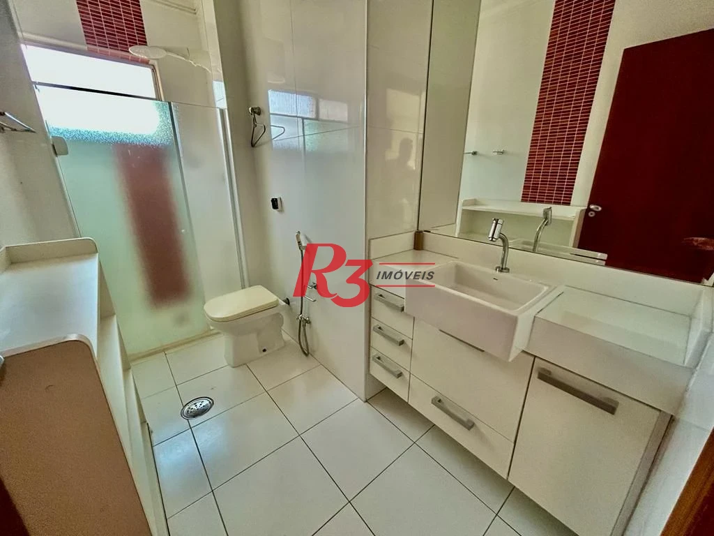 Apartamento com 3 dormitórios à venda, 160 m² por R$ 1.250.000,00 - Gonzaga - Santos/SP