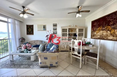 Apartamento com 3 dormitórios à venda, 118 m² por R$ 1.500.000,00 - Boqueirão - Santos/SP