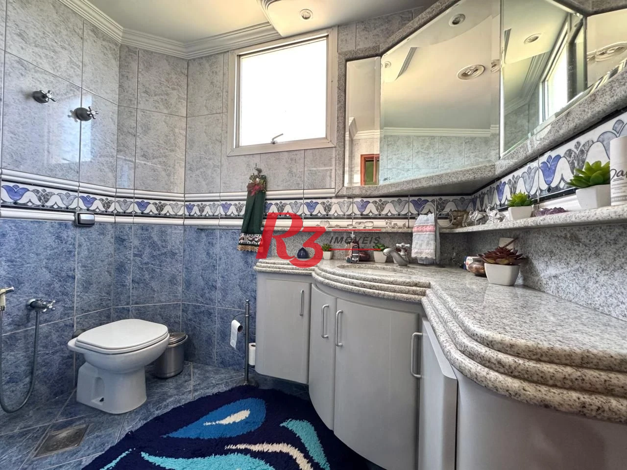 Apartamento com 3 dormitórios à venda, 118 m² por R$ 1.500.000,00 - Boqueirão - Santos/SP