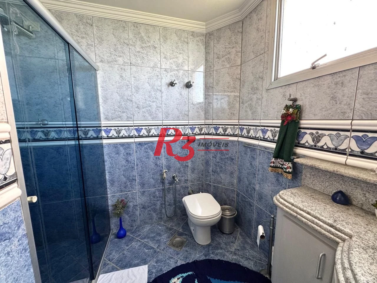 Apartamento com 3 dormitórios à venda, 118 m² por R$ 1.500.000,00 - Boqueirão - Santos/SP