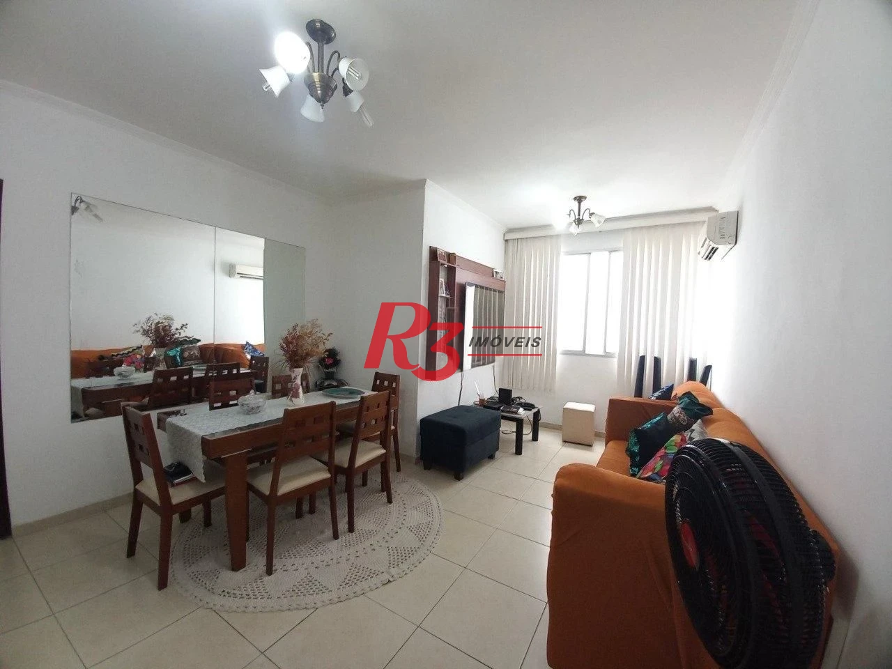 Apartamento com 2 dormitórios à venda, 85 m² por R$ 550.000,00 - Embaré - Santos/SP