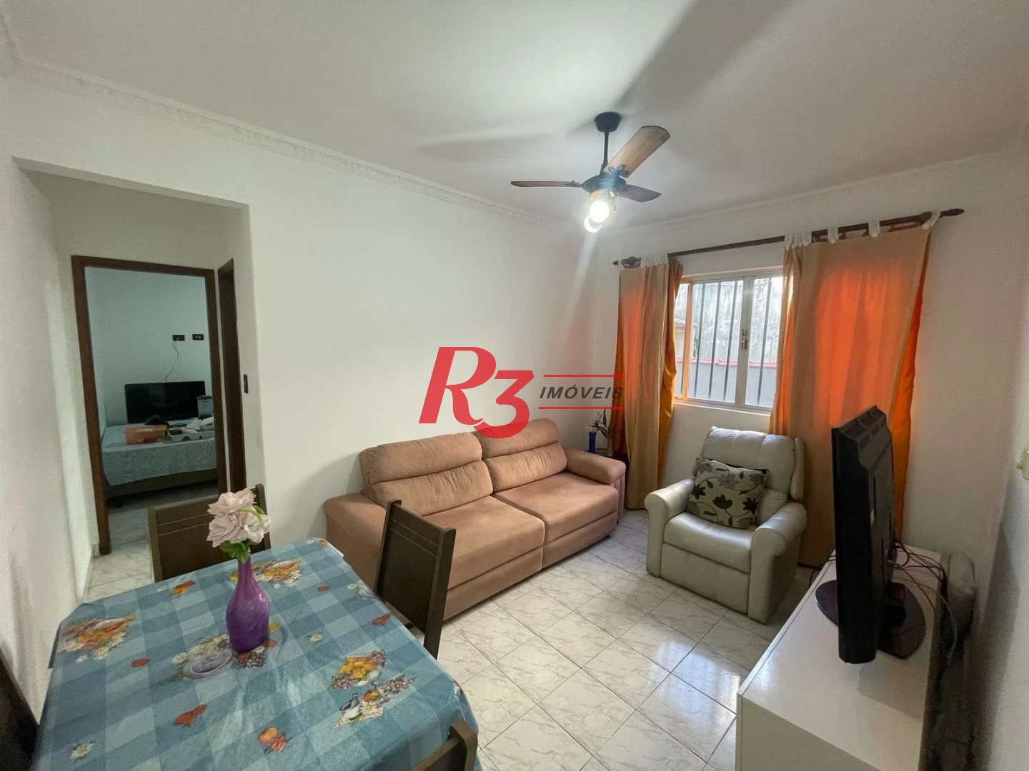 Apartamento com 1 dormitório à venda, 48 m² por R$ 300.000,00 - Campo Grande - Santos/SP