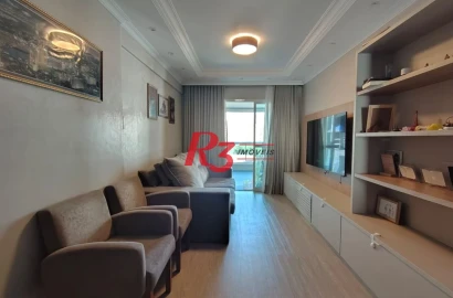 Apartamento à venda por R$ 1.630.000,00 - Gonzaga - Santos/SP