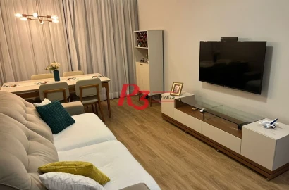 Apartamento com 2 dormitórios à venda, 70 m² por R$ 470.000,00 - Embaré - Santos/SP