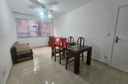 Apartamento para Alugar 3 dormitórios Frente Mar 1 VG Bairro Embaré Santos.