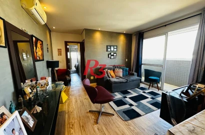 Apartamento com 2 dormitórios à venda, 82 m² por R$ 1.020.000,00 - Gonzaga - Santos/SP