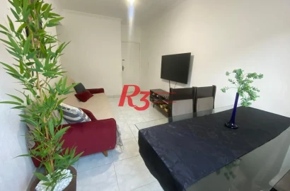 Apartamento com 1 dormitório à venda, 52 m² por R$ 339.990,00 - Marapé - Santos/SP