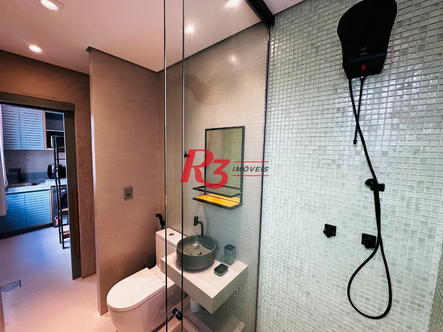 Studio com 1 dormitório para alugar, 35 m² por R$ 4.500,02/mês - Ponta da Praia - Santos/SP