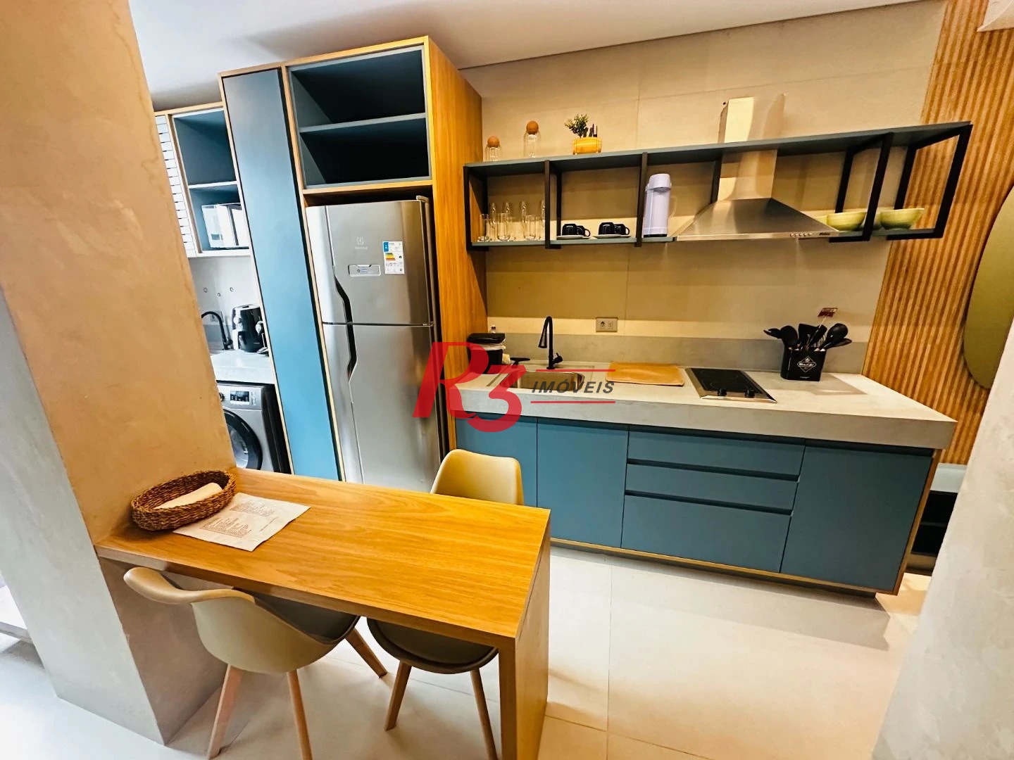 Studio com 1 dormitório para alugar, 35 m² por R$ 4.500,02/mês - Ponta da Praia - Santos/SP