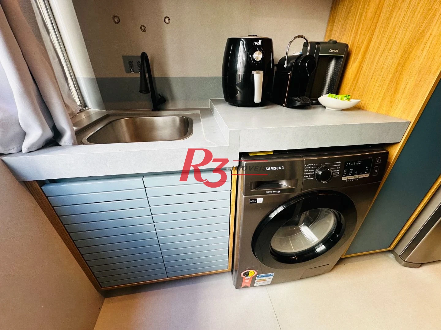 Studio com 1 dormitório para alugar, 35 m² por R$ 4.500,02/mês - Ponta da Praia - Santos/SP